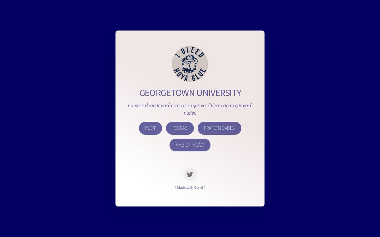 Carrd profile picture for @georgetown